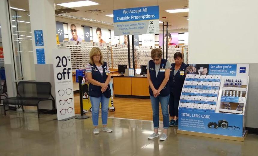 Walmart moment of silence